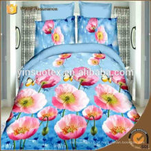 Amor flor 3d folhas de cama, linha de cama e acessórios, conjuntos de preços 3D cama